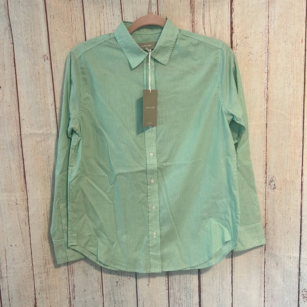 NWT Everlane The Silky Cotton Relaxed Shirt